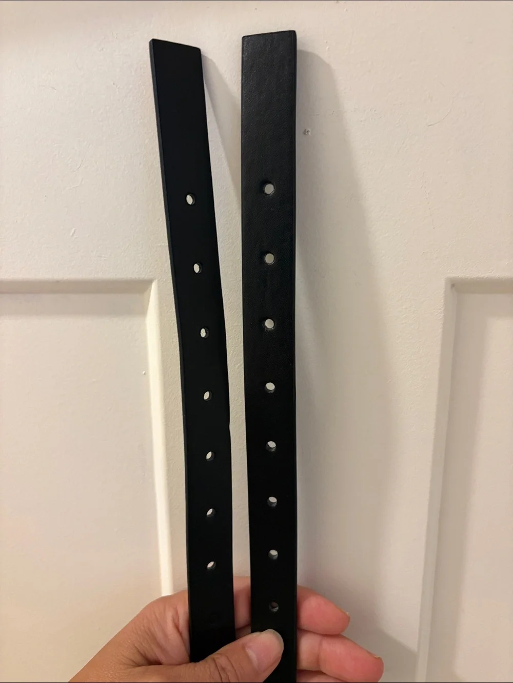 Rachel Zoe Metallic Gold Wall Hooks with Black Straps